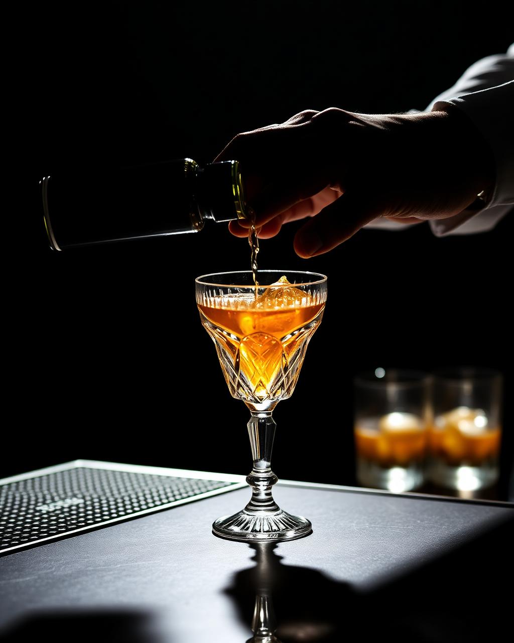 Marcus pouring